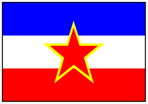 The flag of Russia with a battery symbol on it.
