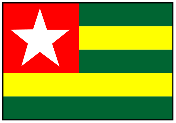 The flag of Romania on a gray background with two other flags to its right side.