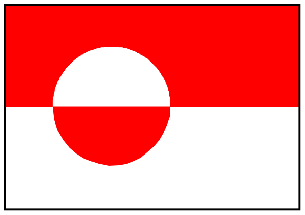 The flag of Indonesia with a red cross superimposed on it.