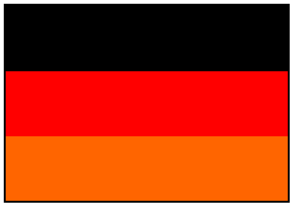 The image shows a pixelated representation of an orange line with black borders on top against a gray background at the bottom right corner.