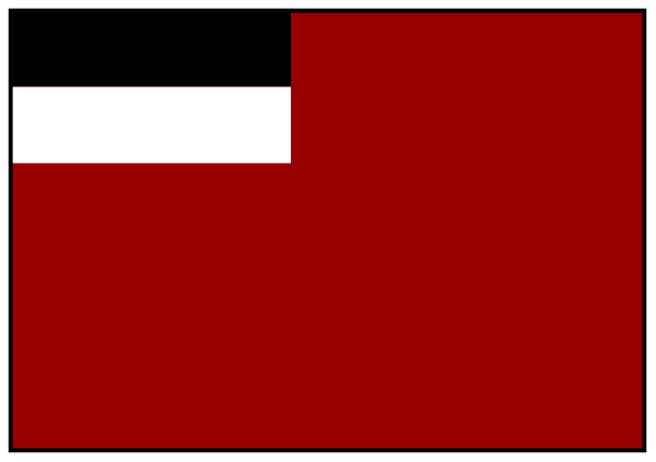 The image shows a red rectangular object with white stripes on its sides against a gray background.