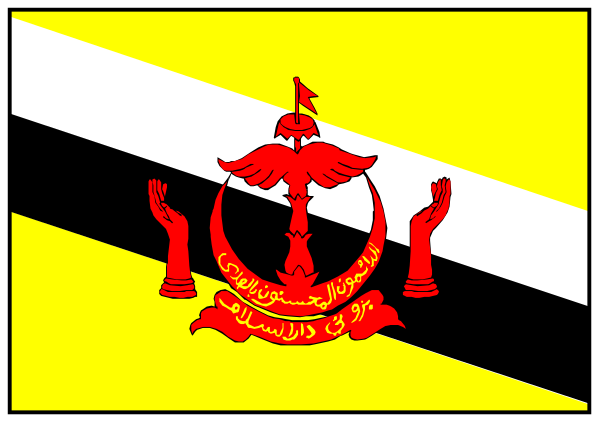 The flag of Afghanistan with a red bird on top right corner.