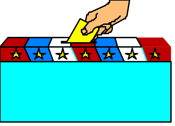 The image shows a hand holding an envelope with two pieces of paper inside it over what appears to be a blue surface that could represent water due to its color; there is also another piece of paper on top of this, which has stars and stripes printed in red white and blue colors along the bottom edge.