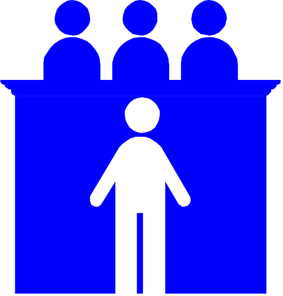 The image shows a blue icon of an elevator with figures inside it on top left corner; below that is another smaller figure standing alone in front of what appears to be a door labeled "EXIT" next to which there's text reading, 'This way out.'