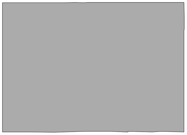 The image shows a simple line drawing of an unoccupied room with four walls meeting at right angles to form corners; there is no furniture or decoration visible in this minimalistic representation.