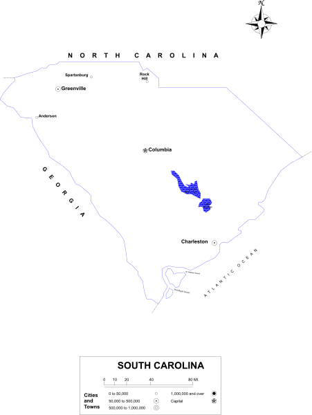 The image shows a black map with white lines representing roads overlaid on top of an actual satellite photo that includes land features such as coastlines and inland water bodies.
