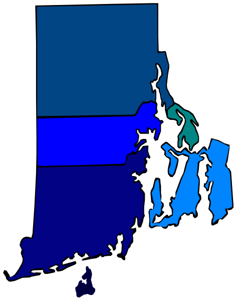 The map shows a stylized representation of Maine with different colored regions corresponding to various states' voting patterns during an election in 2016. It is presented as a colorful political cartoon rather than realistic geography, and does not depict any people or animals within the image itself. There are no actions taking place; it simply represents data visually through colors on top of state outlines. The setting appears to be an election map with each region colored differently based on voting results for a specific political party in that particular area during 2016, as indicated by labels