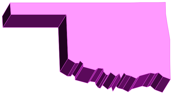 The image shows a stylized representation of an American flag with purple lines forming its shape on what appears to be a gray background.