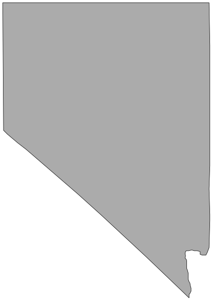 The image shows a black silhouette of an open door with no visible interior details against a gray background.