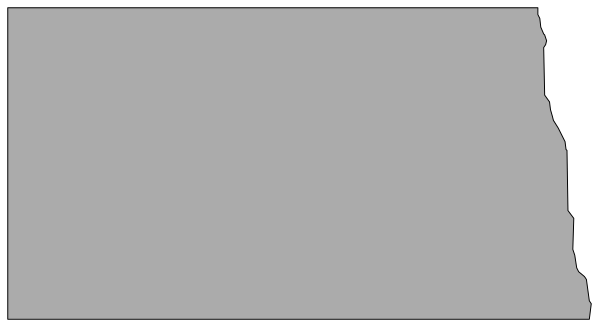 The image shows a gray rectangle with two black rectangles inside it on top of each other, resembling an abstract representation of something being cut in half vertically from above.