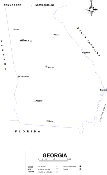 The image shows a map with an overlaid blue line tracing through it; there is no text present on this clip-art version of the photo provided.