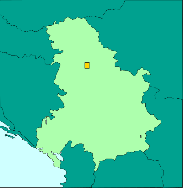 The image shows a map of Europe with two different colored regions highlighted: green for France (or possibly another country) on top left corner and yellow for Germany in bottom right corner.