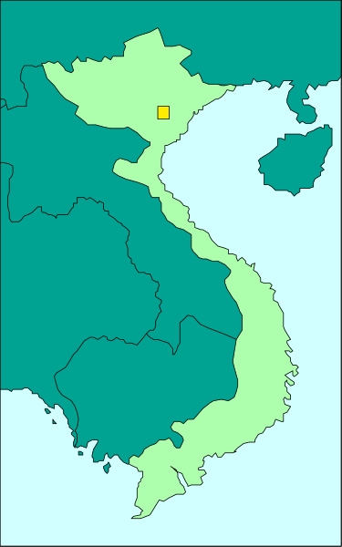 The map shows a country with various regions labeled on it; there's an overlay of what appears to be watermarked data points in green and blue hues across different areas within this region.