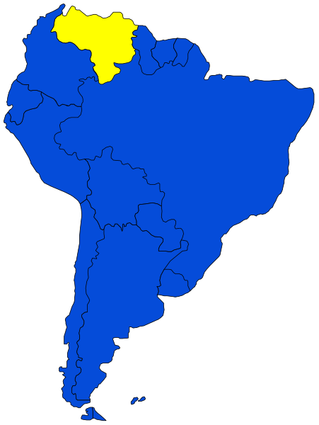 The map shows South America with Brazil highlighted; it's a political map indicating countries by coloring them differently based on their level of democracy as indicated in yellow.