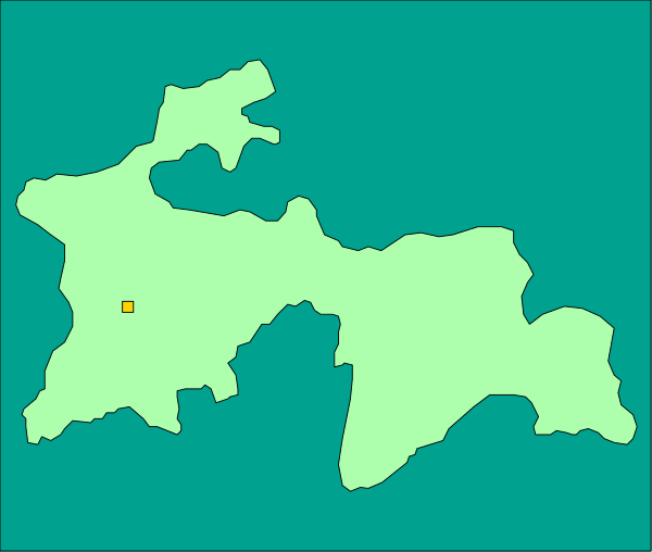 The image shows a map with two highlighted areas: "Northern Europe" on top left corner of green landmasses labeled in white text, indicating countries; and an area marked as "Russia," which is colored differently from other regions shown.