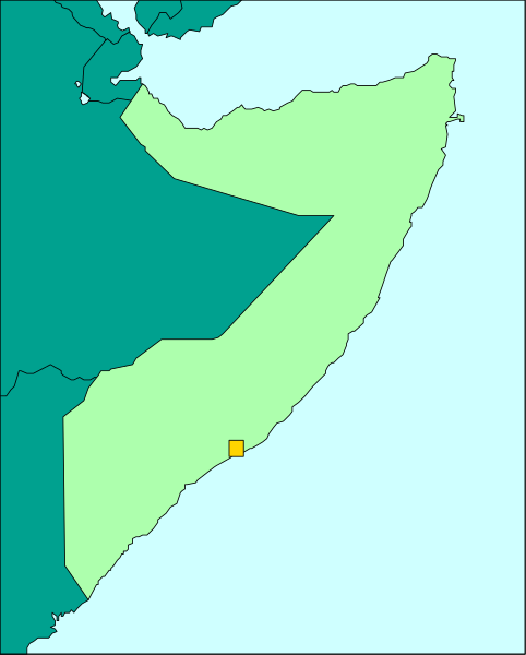 The map shows a stylized representation of Africa with countries outlined; it is colored to represent different regions such as landlocked areas in green shades and coastal ones in blue.