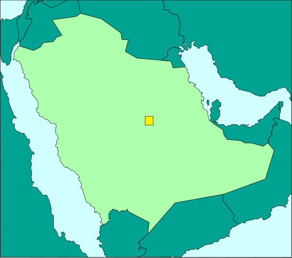 The map shows a country with its capital highlighted by an icon on top of it.