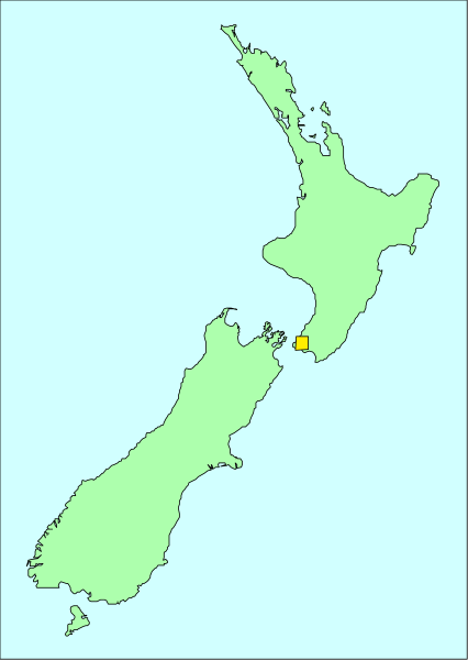 The map shows New Zealand with a focus on Auckland's location within it; there is no text present to provide additional context about what might be happening in this image.