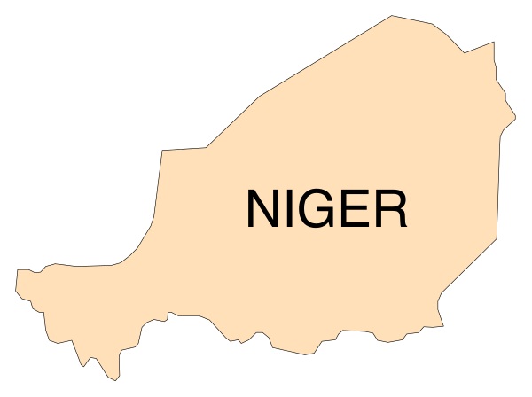 The map shows a region labeled "NGER" with an overlaid text that reads "NGER".