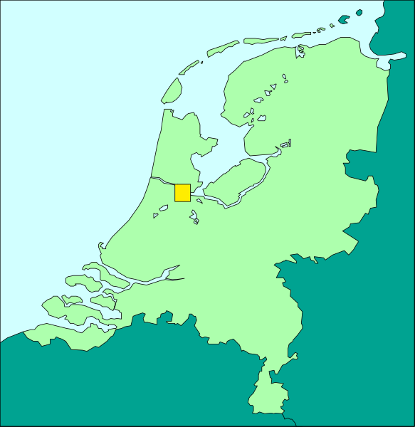 The map shows a country with two regions highlighted: "Region A" on top left corner of Europe (possibly Netherlands) in green color; another region is marked as "Region B," which appears to be an island nation, possibly Iceland, also colored in green but smaller and located at the bottom right.