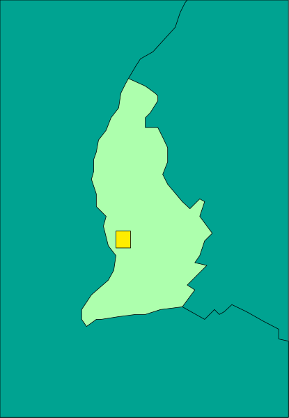 The map shows a stylized representation of an area with shades indicating different levels of data density; there is no text present in this image to provide additional context about what those densities represent.