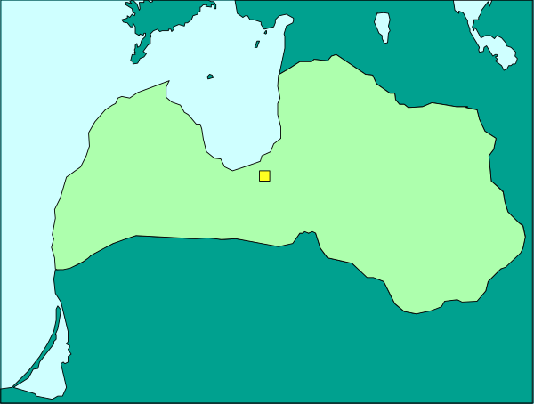 The map shows a section of Africa with Australia labeled on it; there's an island highlighted by yellow coloring at its center.
