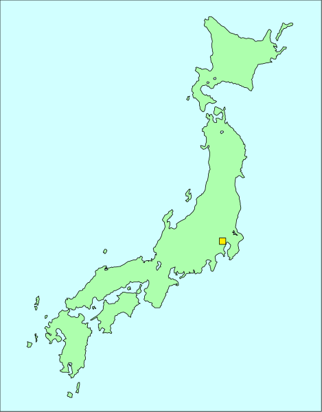 The map shows a stylized representation of Japan with its islands labeled as "Japan" at top right corner; there is no text present in this image to provide additional information about people, animals, actions, and setting beyond what has been described above.