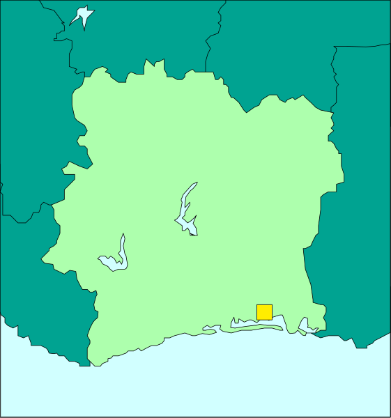 The map shows a region with different states highlighted by color; there's an overlay of two images: on top is a satellite view showing landmasses in shades of green and blue, while below it appears to be a nighttime image featuring illuminated areas that could represent cities or towns.