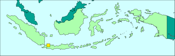 The map shows countries with their borders outlined; it's a world map focusing on Asia and Oceania regions.