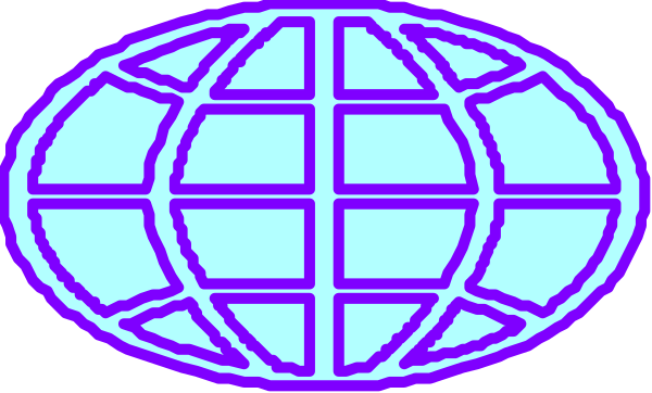 The image shows a stylized globe with lines connecting it to another object that resembles an atom modeled after the periodic table of elements, set against a dark background.
