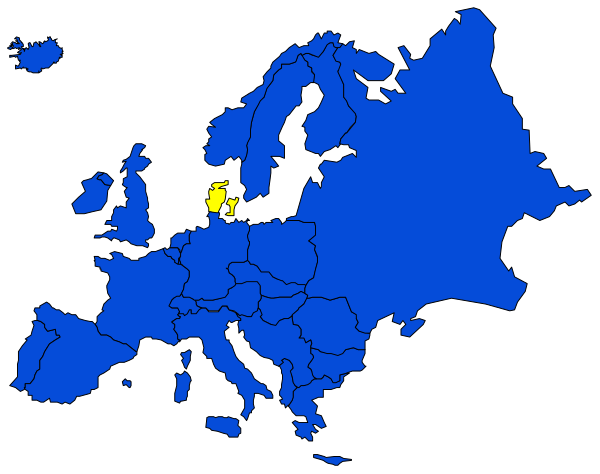 The map shows Europe with a focus on France highlighted by coloring; it is overlaid onto an analog clock face that reads "12:05".