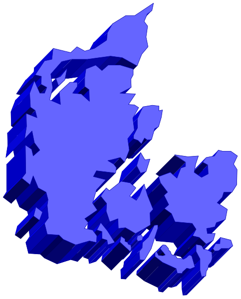 The image shows a stylized map of Canada with its provinces outlined against an abstract background that resembles shattered glass pieces in blue tones on top of what appears to be a darker base layer, possibly representing water bodies like oceans or lakes.