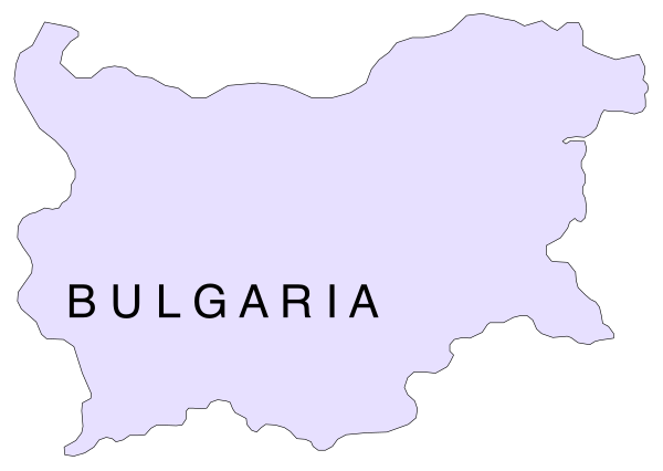 The map shows a country named "Bugaria" with its capital labeled as Sofia.