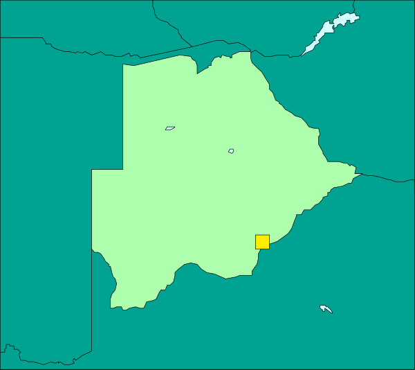 The map shows a state with two counties highlighted: "A" on top left corner of the state is shaded in yellow; there's an icon indicating watermarked content at bottom right.