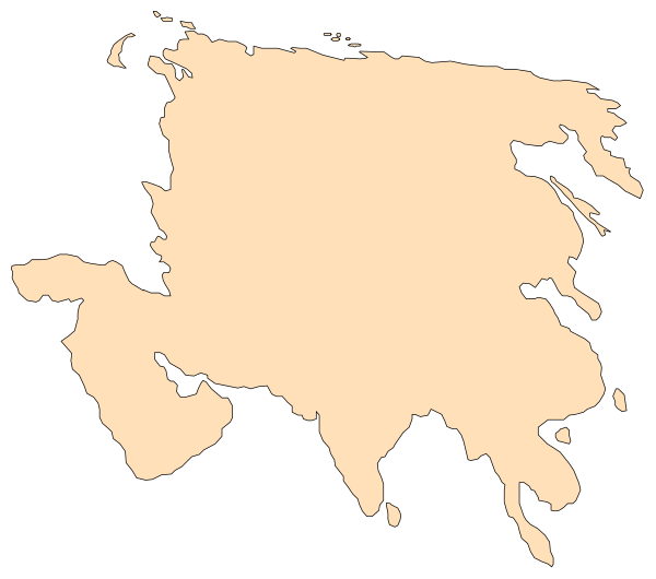 The map shows a stylized representation of Europe with countries outlined but without any geographic details such as cities or topography features; it is in shades of brown on white background.