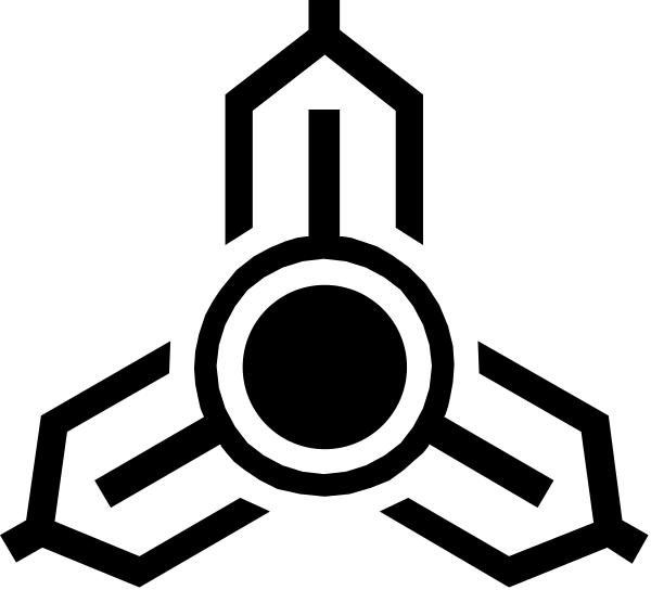 The image shows a black screen with white text that reads "Hello World!"