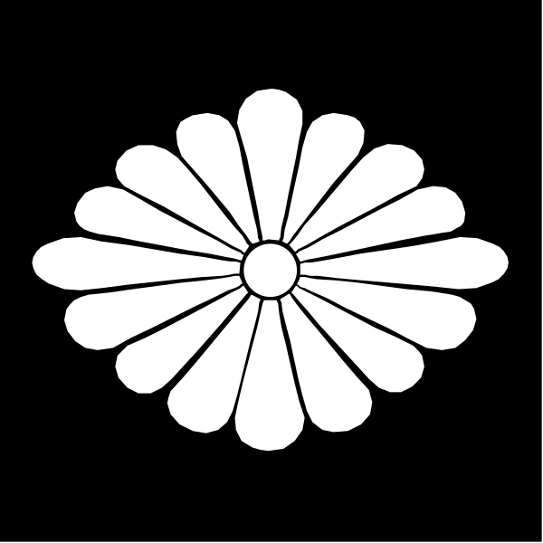The black and white logo features a stylized flower with six petals radiating from its center to form an octagonal shape against a dark background.