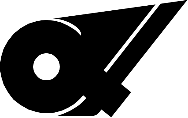 The image shows a black and white pixelated representation of an abstract shape with lines forming what appears to be a stylized letter 'E'.