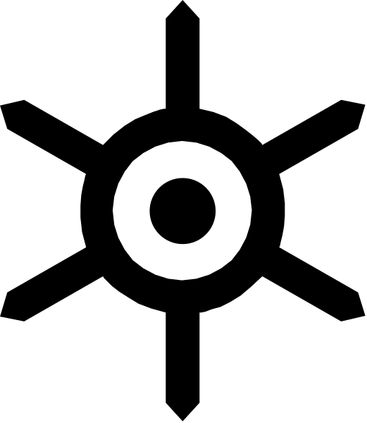 The image shows a black vertical strip with horizontal lines of varying shades from light to dark gray on either side against an indistinct background that appears blurred out in grayscale tones.