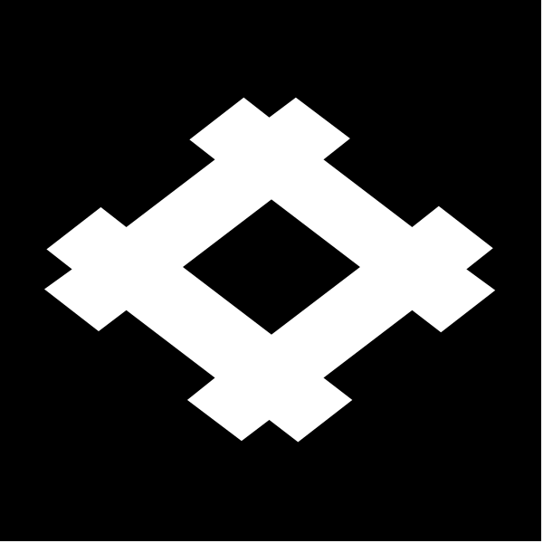 The black and white logo of a company that sells outdoor gear with an emphasis on camping equipment is shown here.