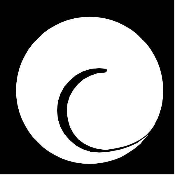The image shows a black logo with white text that reads "CIRCLE".