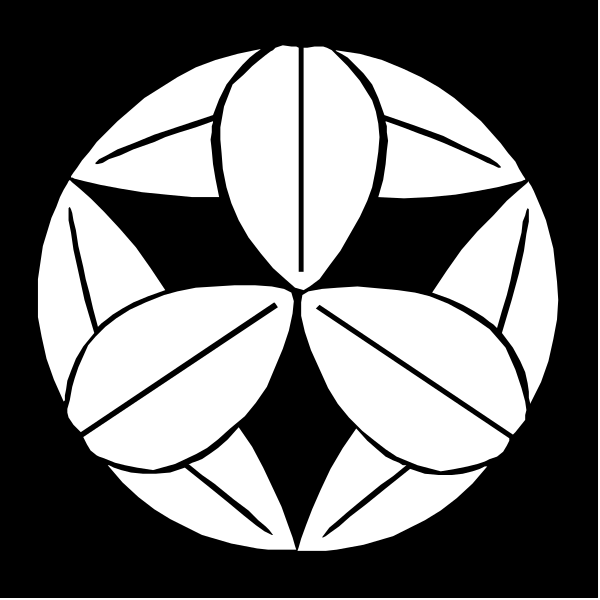 The black and white logo features a stylized compass rose with eight points radiating from its center to form an octagon shape around it.