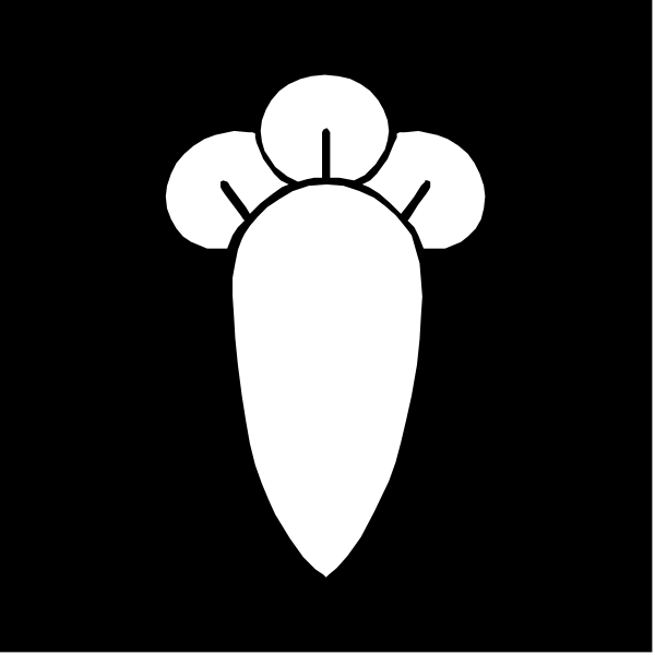 The black and white logo features a stylized plant with leaves on top of it.