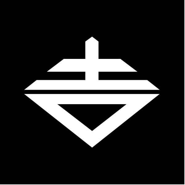 The image shows a black logo with white text that reads "Toyota" inside an emblem resembling a shield shape atop what appears to be a stylized letter 'C'.
