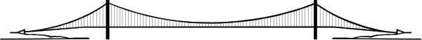 The image shows a gray background with two black lines running parallel to each other at different angles; there is no text present in this clip-art image.