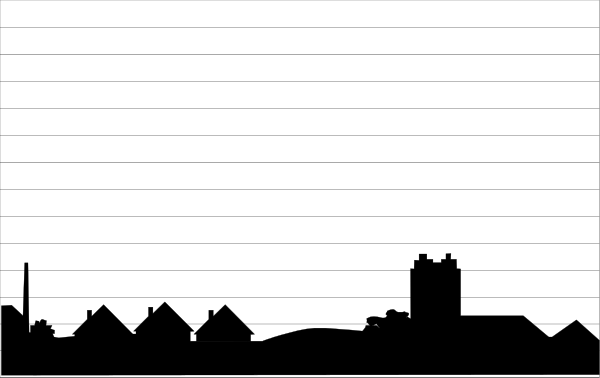The image shows a black and white pixelated representation of an abstract shape with lines forming what appears to be a stylized letter 'e'.