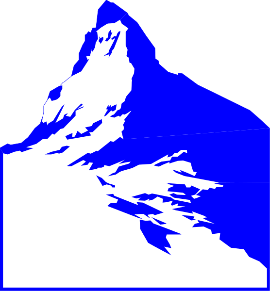 The image shows a stylized mountain range with peaks against an overcast sky on top of what appears to be a map background that includes lines indicating geographical features such as roads or boundaries.