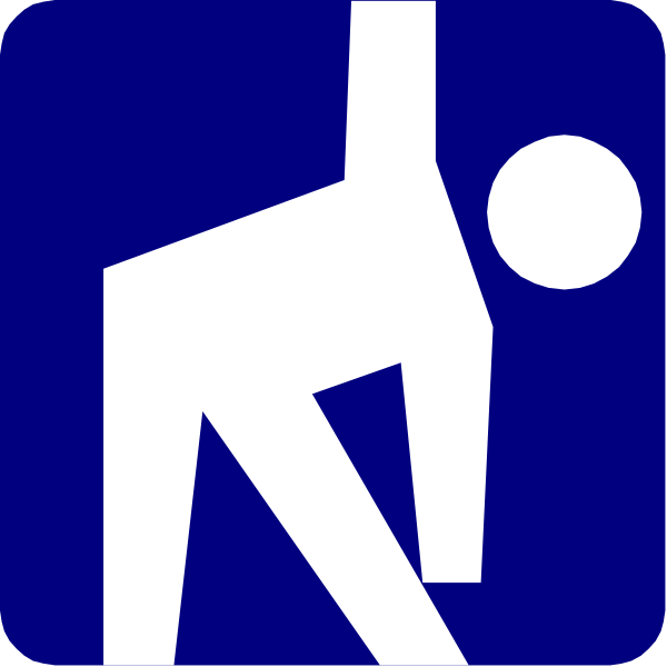 The image shows a blue sign with white text that reads "Parking" on it.