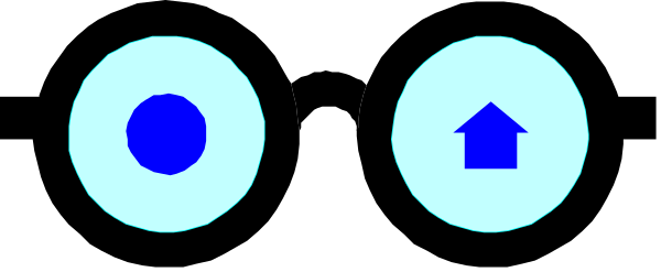 The image shows a black background with four blue circles of varying sizes arranged vertically on top left corner; each circle has an arrow pointing upwards from it to another larger circle above it in sequence.