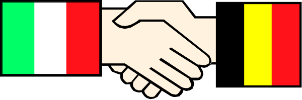 The image shows two hands clasped together with a background that appears to be an abstract pattern of lines and shapes.